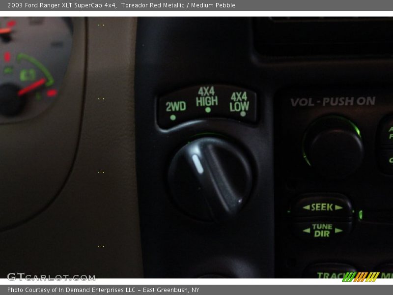 Toreador Red Metallic / Medium Pebble 2003 Ford Ranger XLT SuperCab 4x4