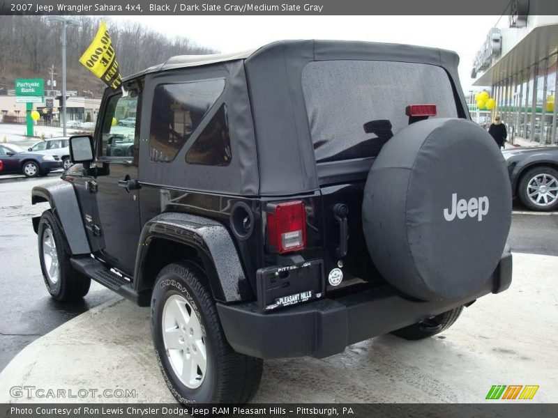 Black / Dark Slate Gray/Medium Slate Gray 2007 Jeep Wrangler Sahara 4x4