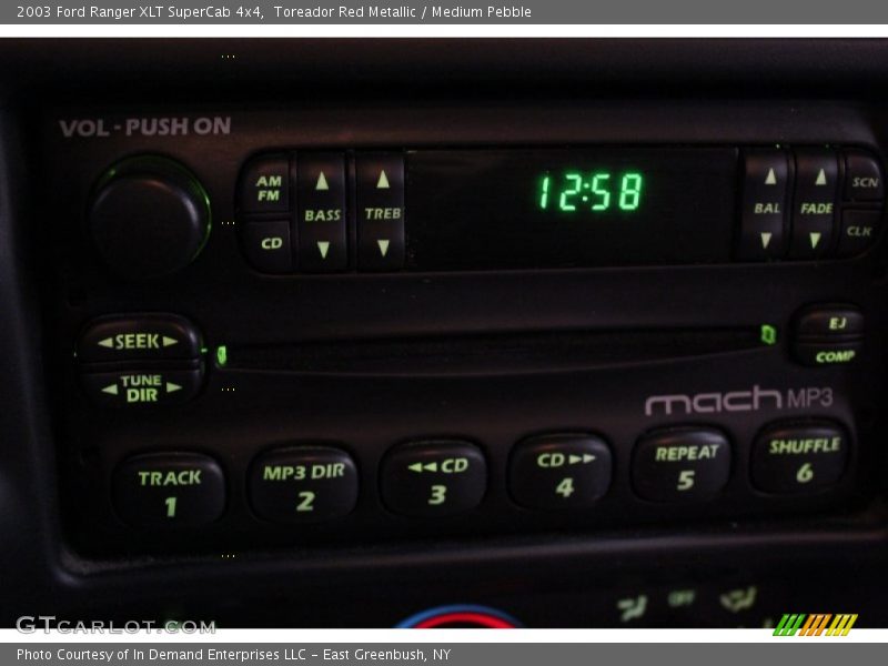 Toreador Red Metallic / Medium Pebble 2003 Ford Ranger XLT SuperCab 4x4