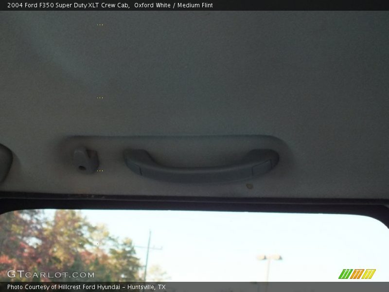 Oxford White / Medium Flint 2004 Ford F350 Super Duty XLT Crew Cab
