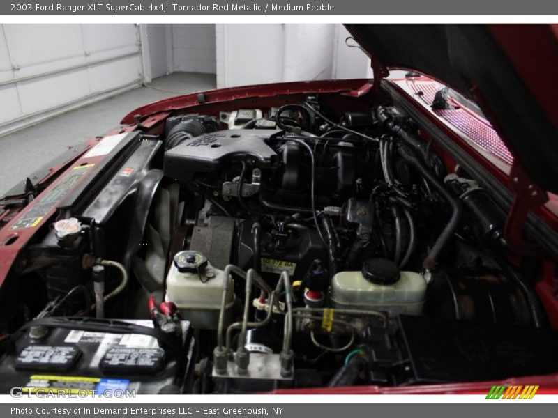 Toreador Red Metallic / Medium Pebble 2003 Ford Ranger XLT SuperCab 4x4