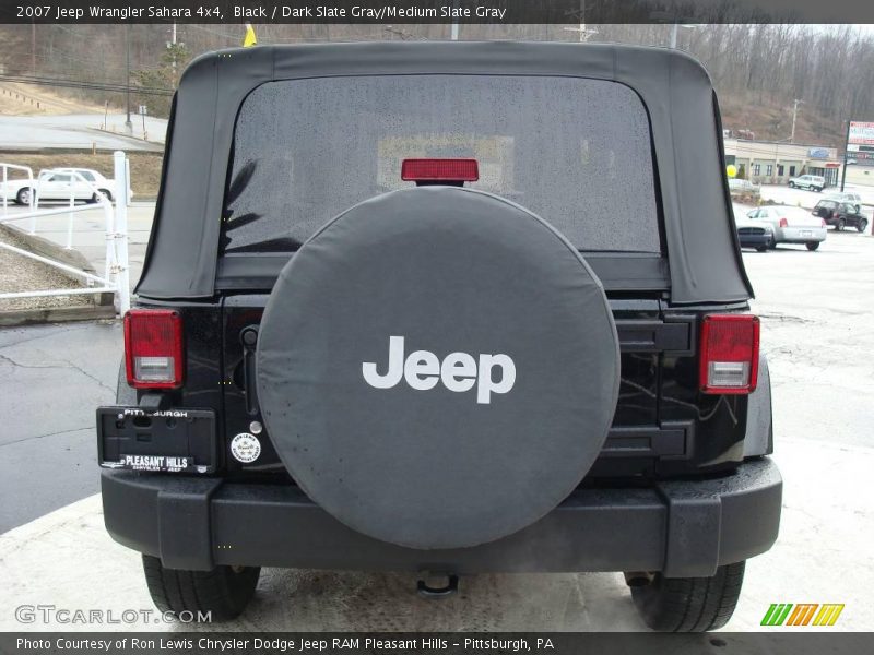 Black / Dark Slate Gray/Medium Slate Gray 2007 Jeep Wrangler Sahara 4x4