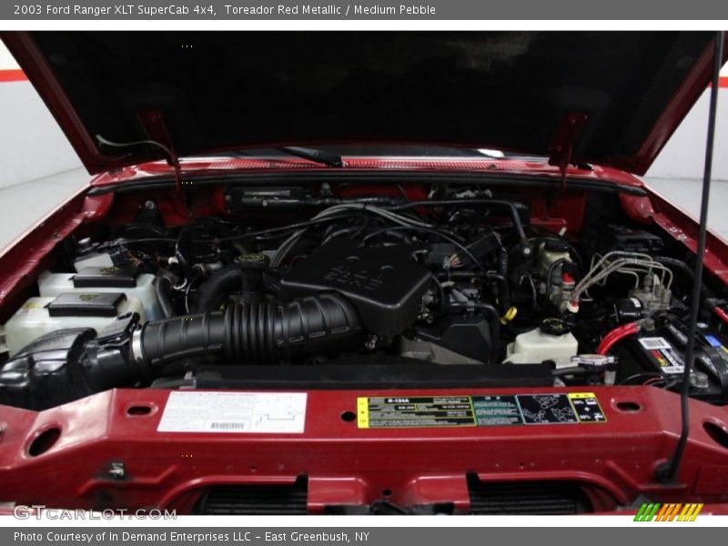 Toreador Red Metallic / Medium Pebble 2003 Ford Ranger XLT SuperCab 4x4