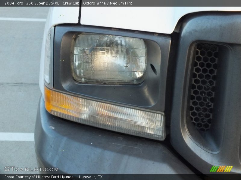 Oxford White / Medium Flint 2004 Ford F350 Super Duty XLT Crew Cab