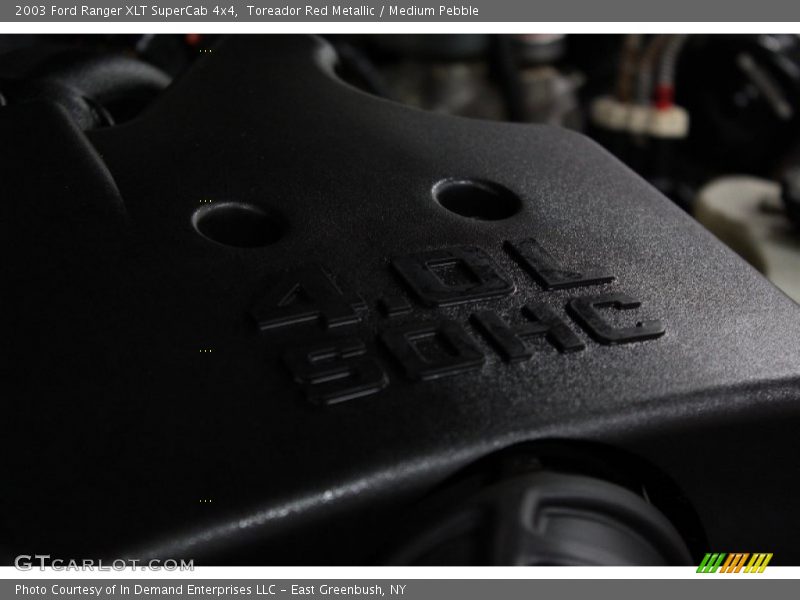 Toreador Red Metallic / Medium Pebble 2003 Ford Ranger XLT SuperCab 4x4