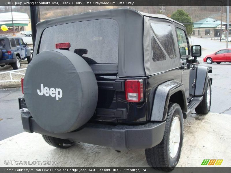 Black / Dark Slate Gray/Medium Slate Gray 2007 Jeep Wrangler Sahara 4x4
