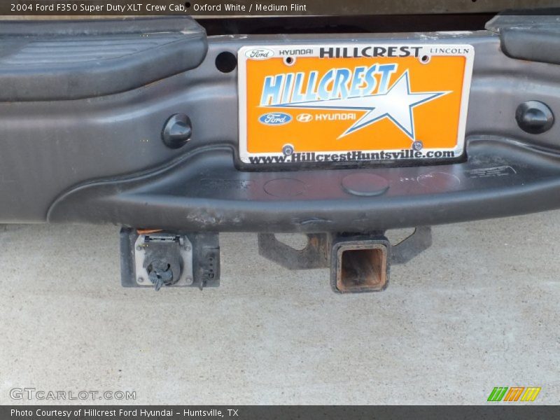 Oxford White / Medium Flint 2004 Ford F350 Super Duty XLT Crew Cab