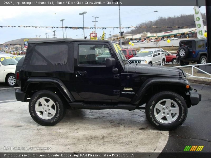Black / Dark Slate Gray/Medium Slate Gray 2007 Jeep Wrangler Sahara 4x4