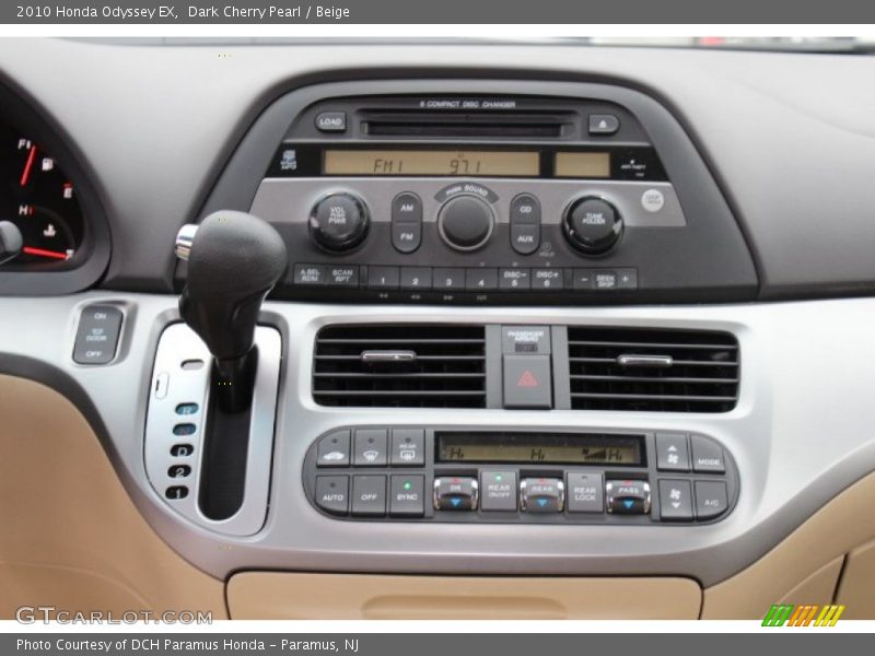 Dark Cherry Pearl / Beige 2010 Honda Odyssey EX