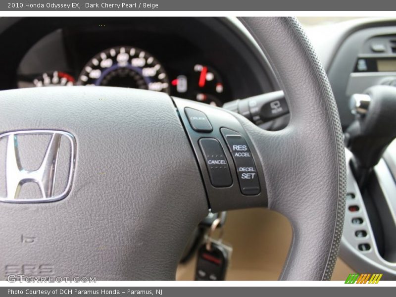 Dark Cherry Pearl / Beige 2010 Honda Odyssey EX