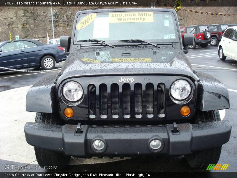 Black / Dark Slate Gray/Medium Slate Gray 2007 Jeep Wrangler Sahara 4x4
