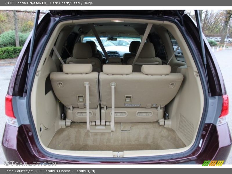 Dark Cherry Pearl / Beige 2010 Honda Odyssey EX
