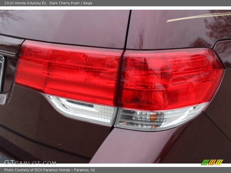 Dark Cherry Pearl / Beige 2010 Honda Odyssey EX