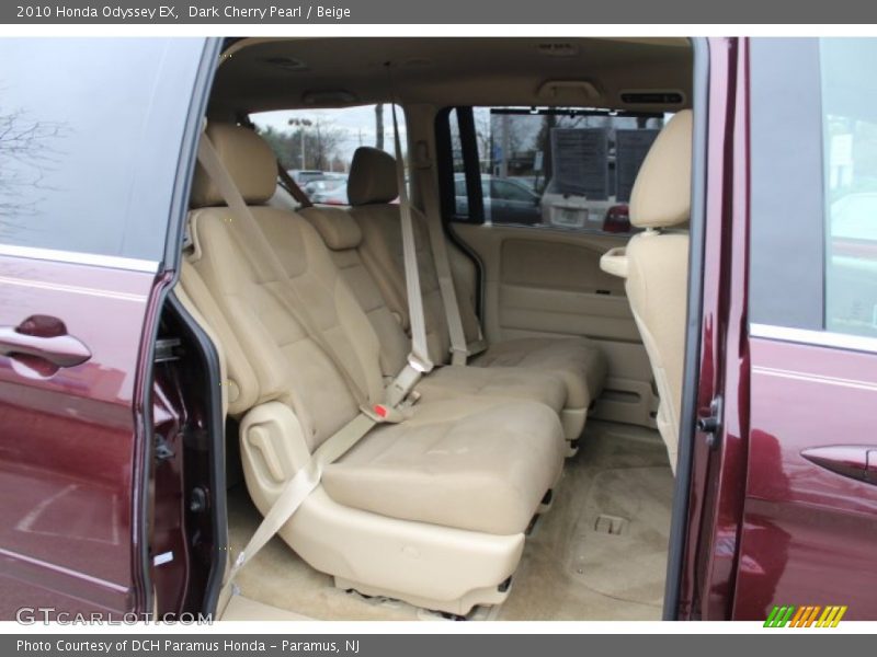 Dark Cherry Pearl / Beige 2010 Honda Odyssey EX