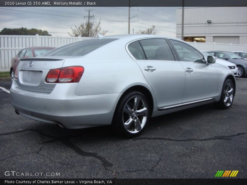 Mercury Metallic / Black 2010 Lexus GS 350 AWD