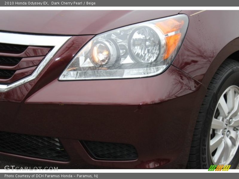 Dark Cherry Pearl / Beige 2010 Honda Odyssey EX