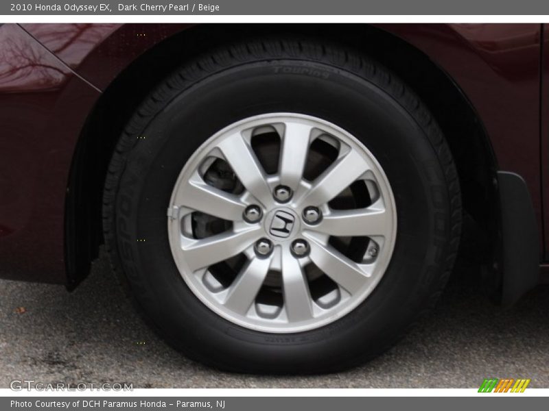 Dark Cherry Pearl / Beige 2010 Honda Odyssey EX