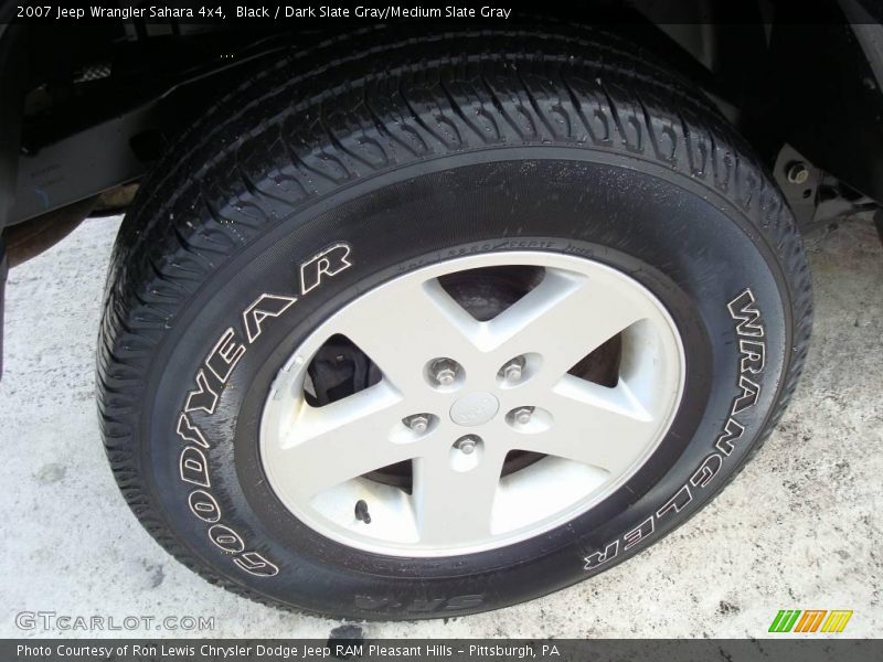 Black / Dark Slate Gray/Medium Slate Gray 2007 Jeep Wrangler Sahara 4x4