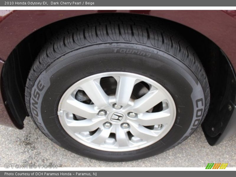 Dark Cherry Pearl / Beige 2010 Honda Odyssey EX