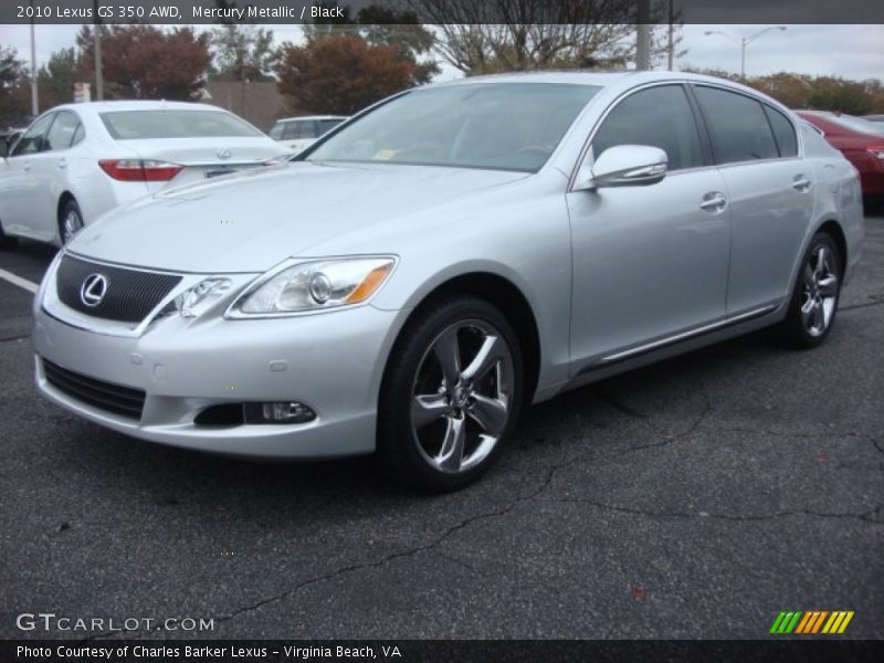 Mercury Metallic / Black 2010 Lexus GS 350 AWD