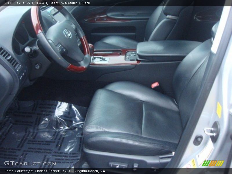 Mercury Metallic / Black 2010 Lexus GS 350 AWD