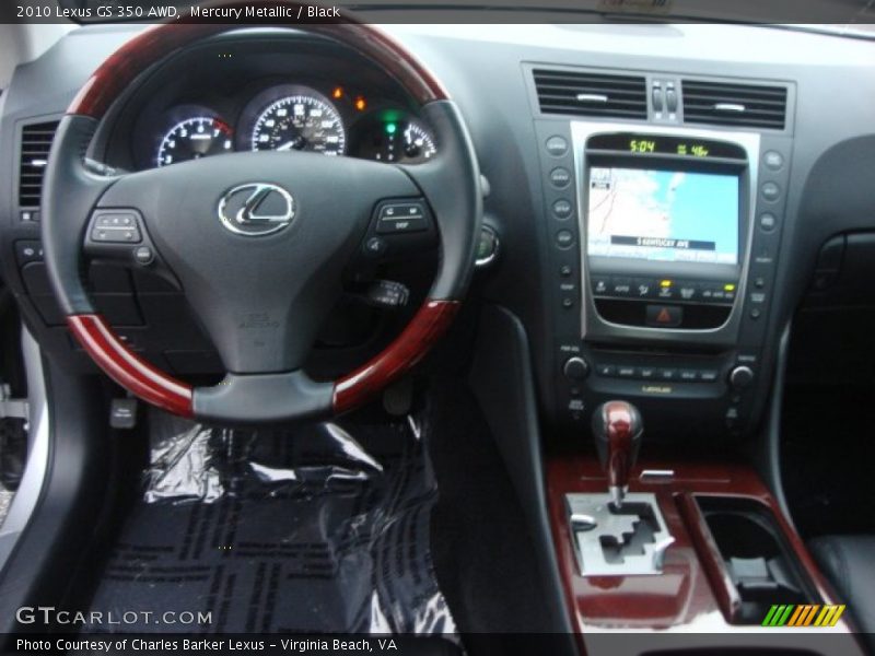 Mercury Metallic / Black 2010 Lexus GS 350 AWD