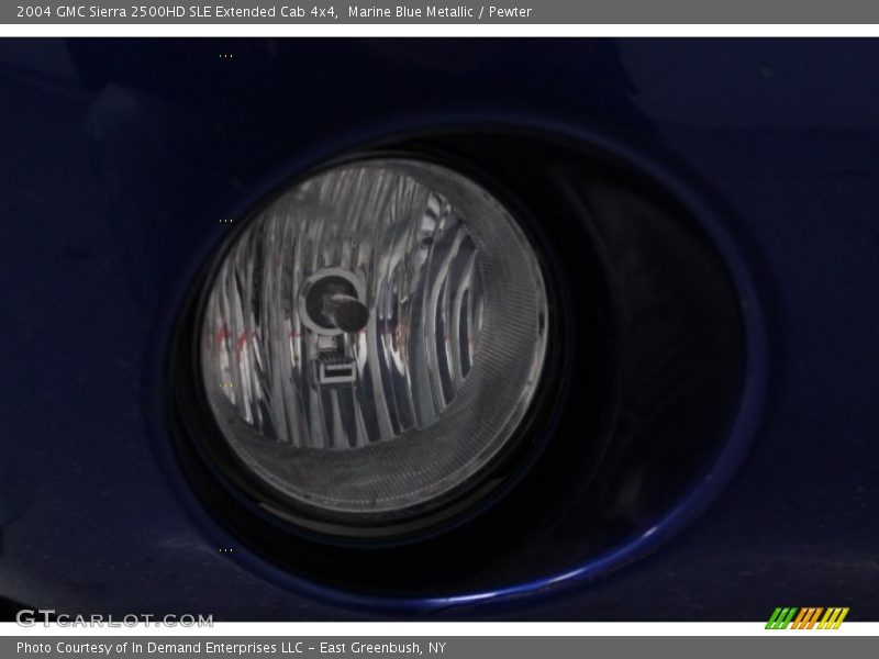 Marine Blue Metallic / Pewter 2004 GMC Sierra 2500HD SLE Extended Cab 4x4