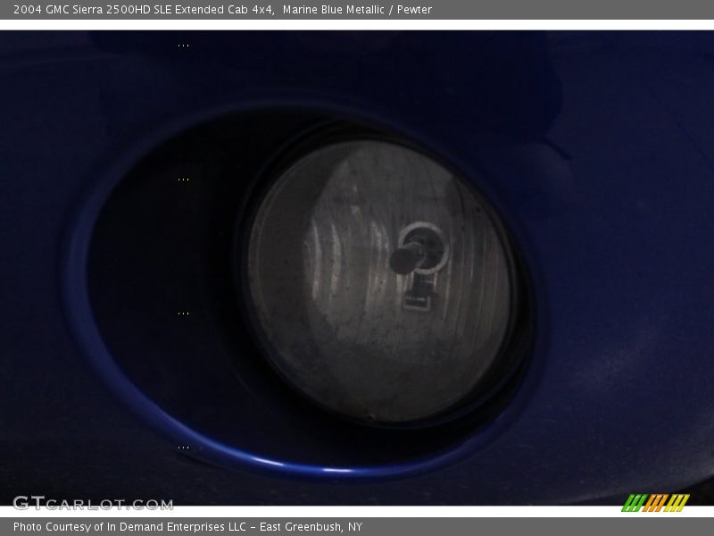 Marine Blue Metallic / Pewter 2004 GMC Sierra 2500HD SLE Extended Cab 4x4