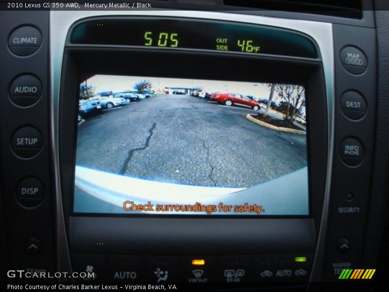 Mercury Metallic / Black 2010 Lexus GS 350 AWD