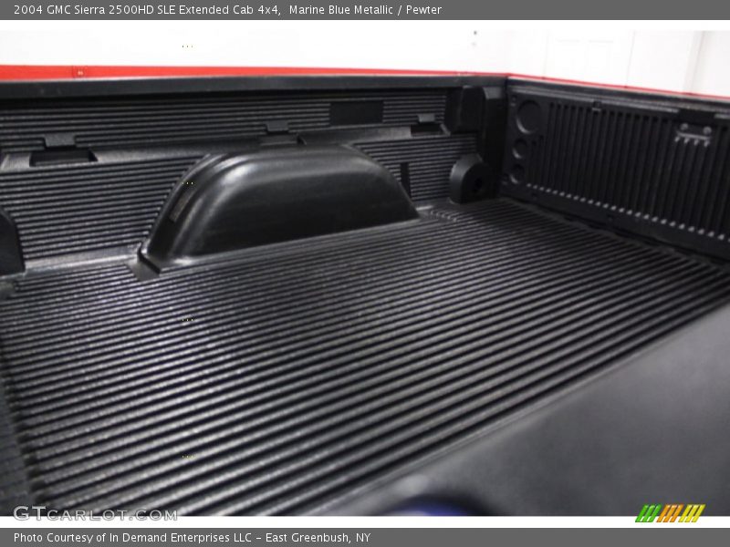 Marine Blue Metallic / Pewter 2004 GMC Sierra 2500HD SLE Extended Cab 4x4