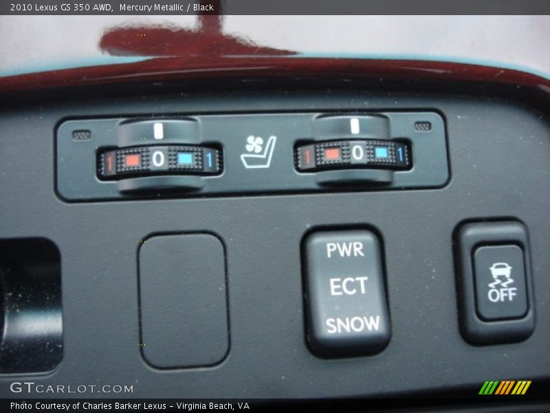 Mercury Metallic / Black 2010 Lexus GS 350 AWD