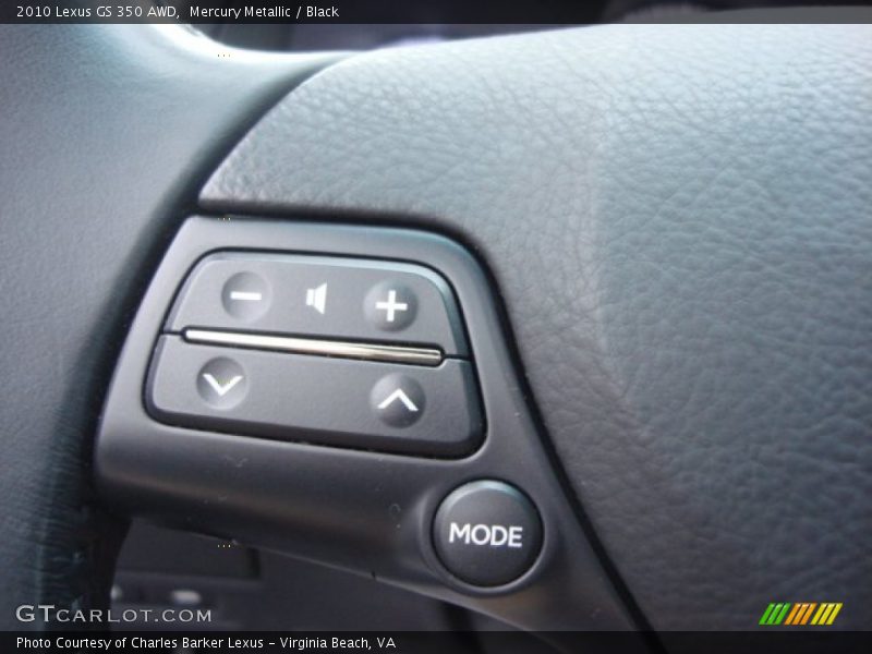Mercury Metallic / Black 2010 Lexus GS 350 AWD