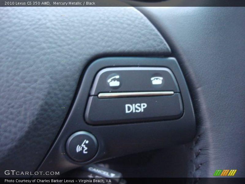 Mercury Metallic / Black 2010 Lexus GS 350 AWD