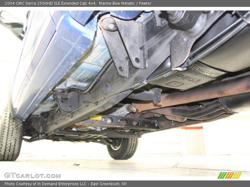 Undercarriage of 2004 Sierra 2500HD SLE Extended Cab 4x4