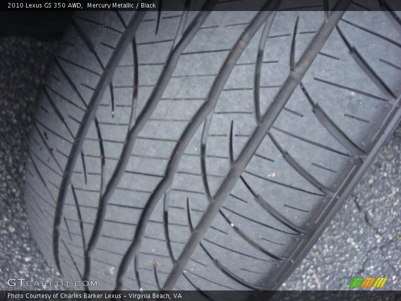 Mercury Metallic / Black 2010 Lexus GS 350 AWD