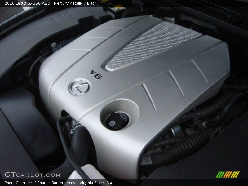 Mercury Metallic / Black 2010 Lexus GS 350 AWD