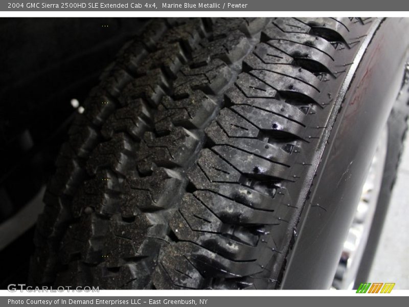 Marine Blue Metallic / Pewter 2004 GMC Sierra 2500HD SLE Extended Cab 4x4