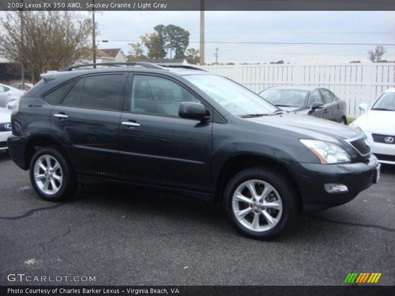 Smokey Granite / Light Gray 2009 Lexus RX 350 AWD