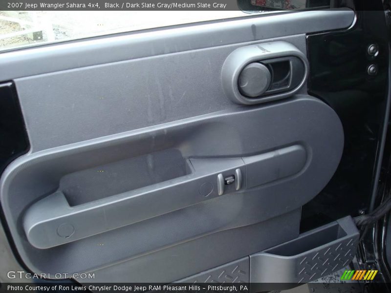 Black / Dark Slate Gray/Medium Slate Gray 2007 Jeep Wrangler Sahara 4x4