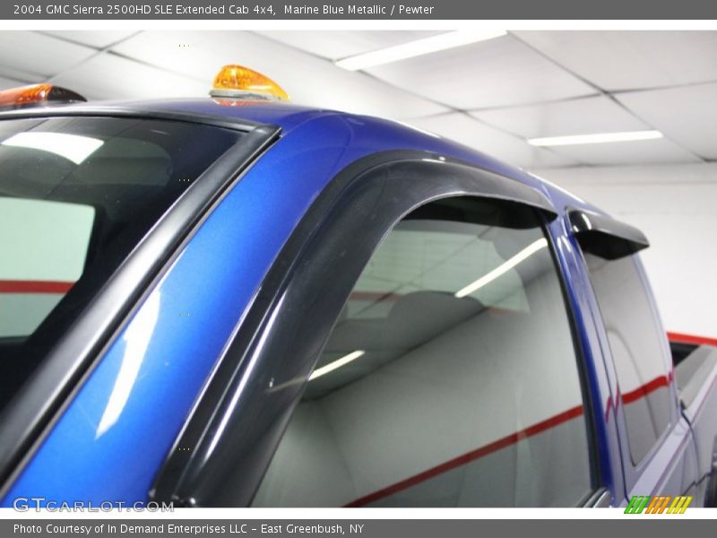 Marine Blue Metallic / Pewter 2004 GMC Sierra 2500HD SLE Extended Cab 4x4