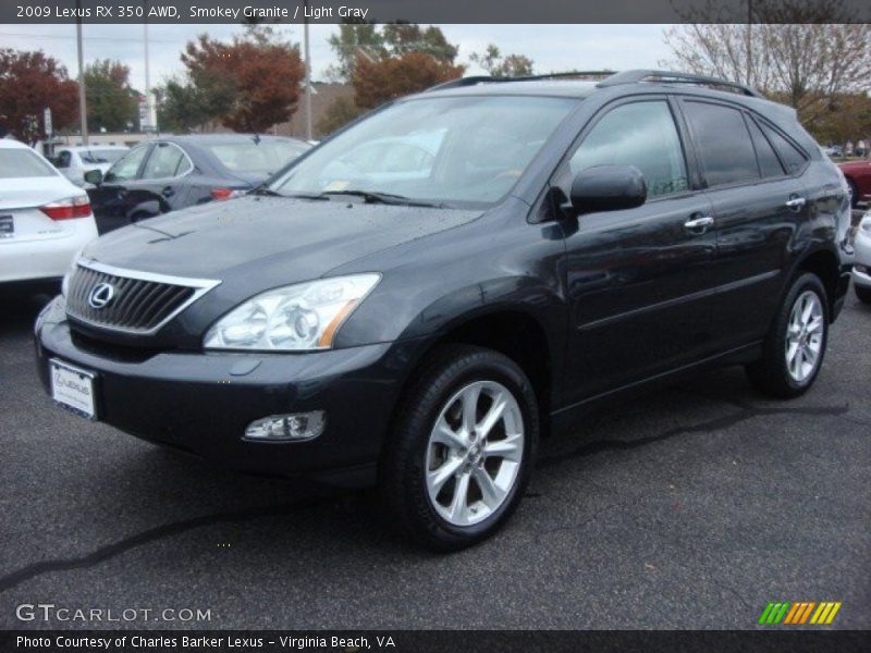 Smokey Granite / Light Gray 2009 Lexus RX 350 AWD