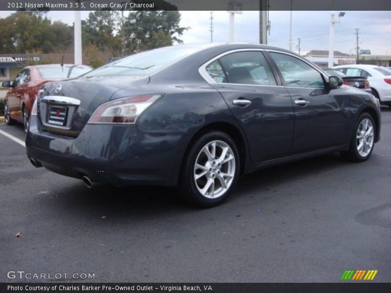 Ocean Gray / Charcoal 2012 Nissan Maxima 3.5 S