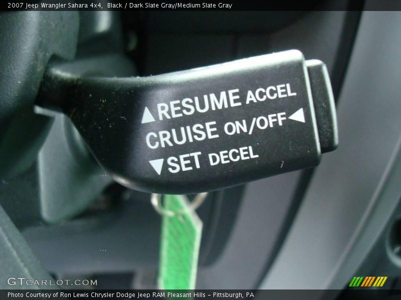 Black / Dark Slate Gray/Medium Slate Gray 2007 Jeep Wrangler Sahara 4x4