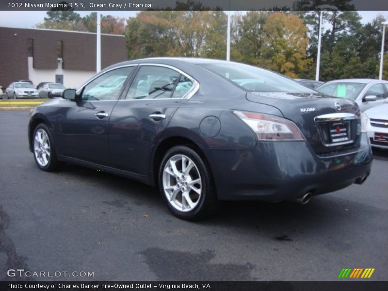 Ocean Gray / Charcoal 2012 Nissan Maxima 3.5 S