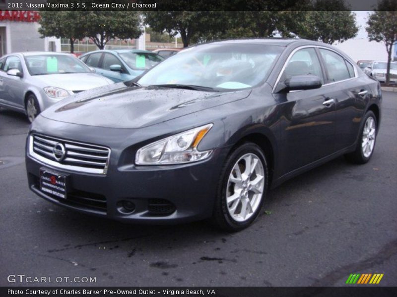 Ocean Gray / Charcoal 2012 Nissan Maxima 3.5 S