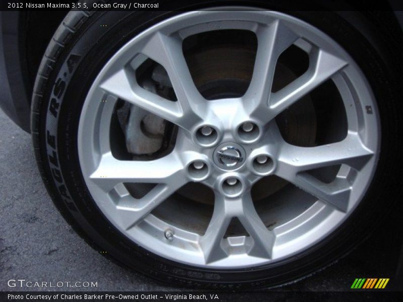 Ocean Gray / Charcoal 2012 Nissan Maxima 3.5 S