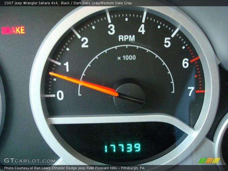 Black / Dark Slate Gray/Medium Slate Gray 2007 Jeep Wrangler Sahara 4x4