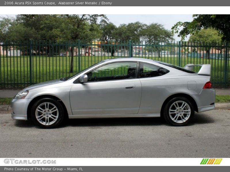 Alabaster Silver Metallic / Ebony 2006 Acura RSX Sports Coupe