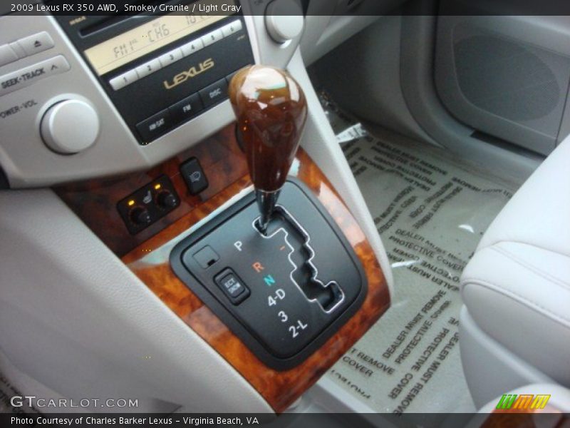 Smokey Granite / Light Gray 2009 Lexus RX 350 AWD