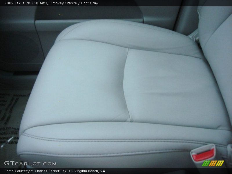Smokey Granite / Light Gray 2009 Lexus RX 350 AWD